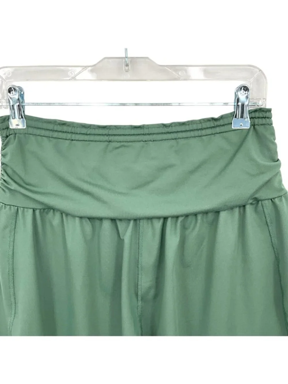 FP Movement Take It Easy Jogger Pants Womens Medium Green High Rise Relaxed